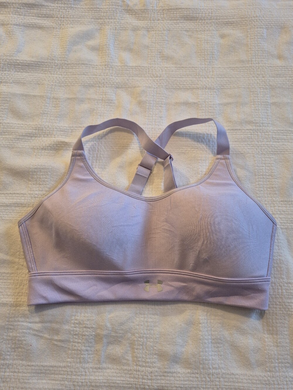 Under Armour women's Small Infinity Sports bra in lilac purple VGUC